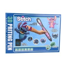 3D ручка 0235 Stitch LCD-дисплей пластик планшет Рожевий