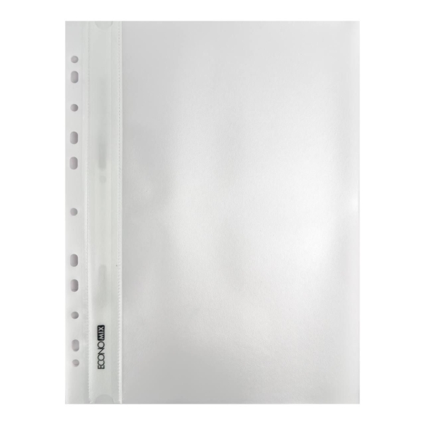 Папка-швидкозшивач А4 Economix E31508-14 з перфорацією пластик білий