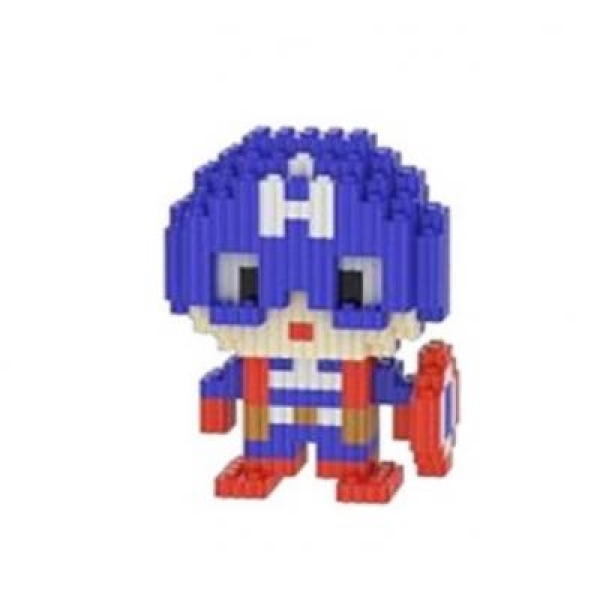 Конструктор піксельний 04-MW Капітан Америка 560 деталей