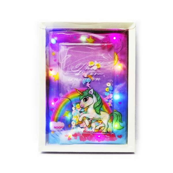 / Блокнот дит.- LED обкладинка, А-5, 4562, ЄДИНОРІГ, 80 арк. (60, 6, 10)