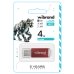 Флеш пам'ять USB 4 GВ Wibrand Cougar USB 2.0 червоний