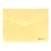 Папка на кнопці А5 Optima пластик жовтий