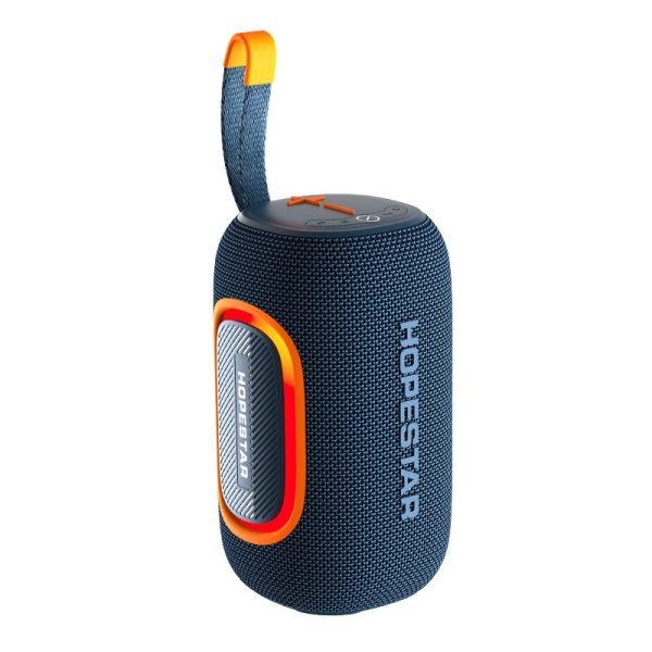 Колонка портативна HOPESTAR P65 Bluetooth LED синій