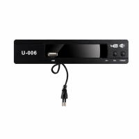 Приставка тюнер T2 DVB U-006 IPTV USB HDMI RCA чорний