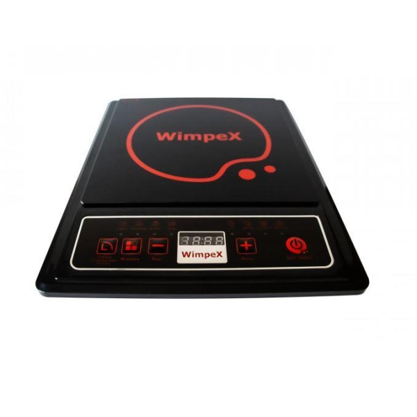 /Індукційна настільна портативна плита на 1 конфорку Wimpex WX-1321 2000 Вт, чорний