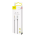 Bluetooth-ресивер Baseus BA01 Wireless adapter cable USB AUX сріблястий