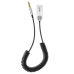Bluetooth-ресивер Baseus BA01 Wireless adapter cable USB AUX сріблястий
