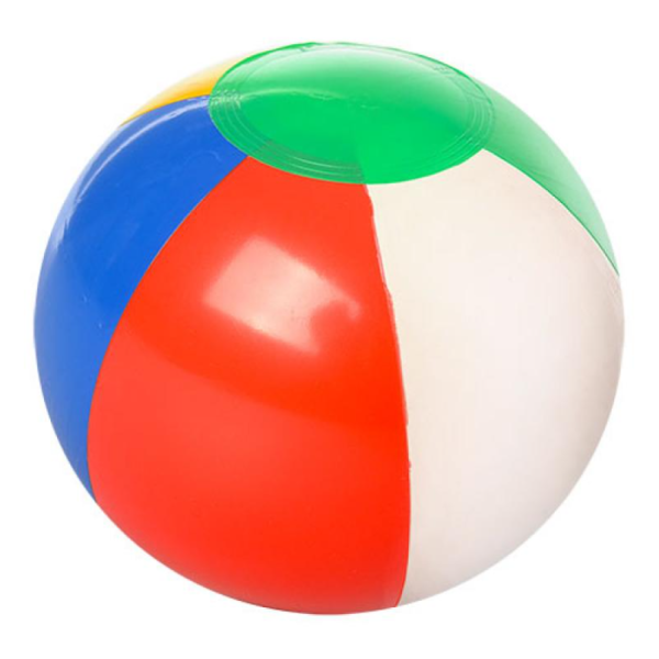 Надувний м'яч MSW-023 6 х 7 см різнобарвний