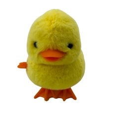 Іграшка Каченя L0812-L0813 заводна плюш 9 см жовтий