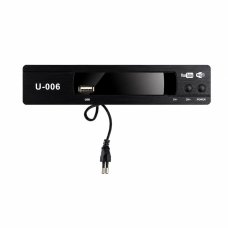 Приставка тюнер T2 DVB U-006 IPTV USB HDMI RCA чорний