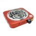Настільна електроплита спіральна 1 конфорка A-Plus АР-2101 метал 1000 Вт червоний