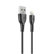 Кабель Wibrand Boa PVC charging data cable for iP 1m Black new