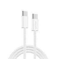 Кабель Type-C/Type-C 1 м WUW X200 60 Вт білий