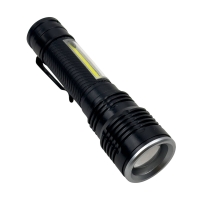 Ліхтар ручний акумуляторний Bailong BL-T6-30s з кліпсою чорний