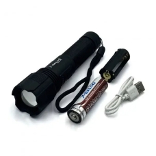 / Ліхтар-ручний акумуляторний Bailong BL-Z01A-P50 з кліпсою чорний