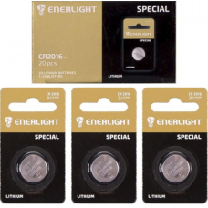 Батарейка ENERLIGHT "таблетка" 2016 502512 new