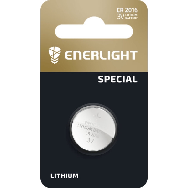 Батарейка кругла (таблетка) Enerlight Lithium CR2016 літієва new