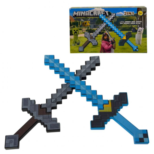 Набір мечів "MineCraft" у коробці (ціна за 2 шт), 330F new