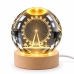 Нічний LED Crystal Ball USB Колесо огляду 8 см прозорий Нічний LED Crystal Ball USB Колесо огляду 8 см прозорий
