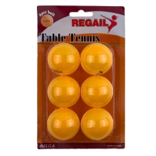 Набір м'ячів для настільного тенісу 6 шт MS0226-1 4 см помаранчевий