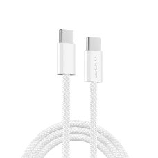 Кабель Type-C/Type-C 1 м WUW X200 60 Вт білий