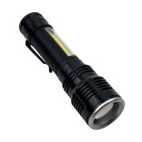 Ліхтар ручний акумуляторний Bailong BL-T6-30s з кліпсою чорний