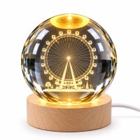 Світлодіодна лампа шар CRYSNAL BALL LED 8cm Карусель new
