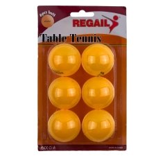 Набір м'ячів для настільного тенісу 6 шт MS0226-1 4 см помаранчевий