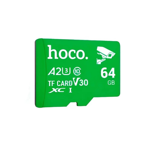 Карта пам'яті 64 GB Hoco MicroSDXC UHS-I (U3) Class 10 зелений