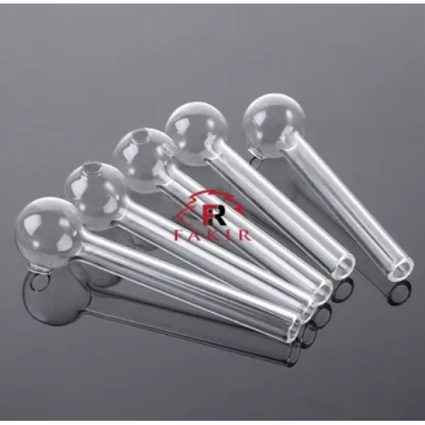 Трубка скляна 10см коротка 15-8 new