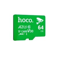 Карта пам'яті 64 GB Hoco MicroSDXC UHS-I (U3) Class 10 зелений