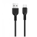 Кабель USB/Type-C 1 м Hoco X13 2.4 А чорний