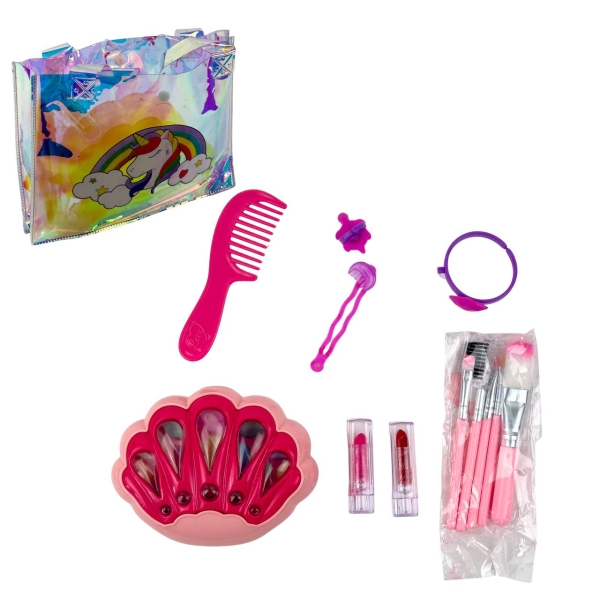 Набір дитячої декоративної косметики з сумкою KR1Z228 різнобарвний
