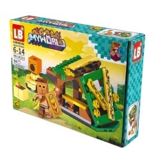 Конструктор Minecraft LB1211 My World 96 деталей