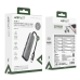 USB-хаб зовнішній 4 порти ACEFAST J15 Type-C 0.15 м сріблястий