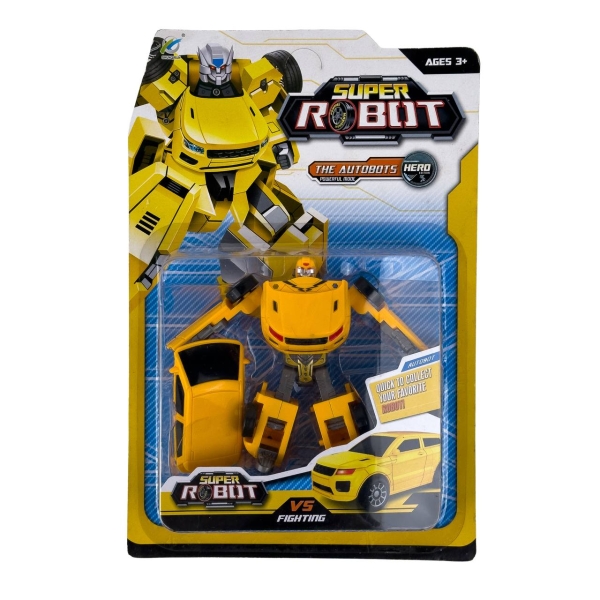 Робот-трансформер 668-12 11 см жовтий