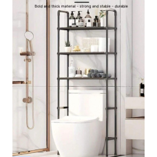 Полиця для туалету 47 х 25 х 175 чорний new