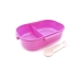 / Ланч-бокс дитячий Space Travel рожевий / Ланч-бокс дитячий Space Travel рожевий