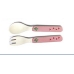 / Набір посуду ООПТ CP7208 Bamboo kids set 5 предметів, рожевий