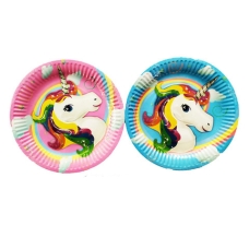 / Тарілки ООПТ "Єдиноріг" одноразові 23.5 см, 10шт