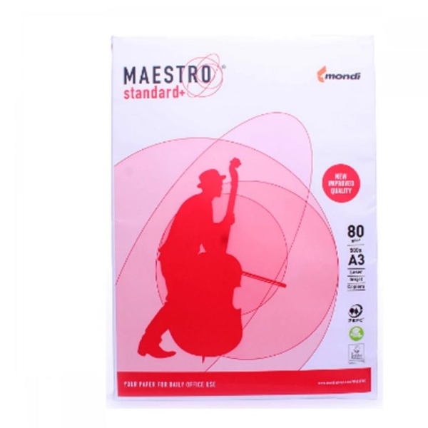 / Папір А3 Maestro Standart клас С+ 80 г/м2 (500 аркушів) (Ф2)