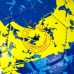 М'яч футбольний №5 Ukraine EN-3328 блакитний з жовтим