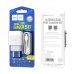 Зарядний пристрій з кабелем USB/microUSB 1 м HOCO C73A 2.4 А білий
