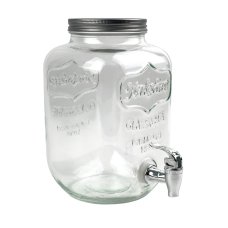 Лимонадниця з краном Viva 4 л скло прозорий