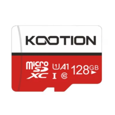 Карта пам'яті 128 GB Kootion МicroSDXC UHS-I Сlass 10 A1 з адаптером червоний з білим