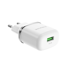 Зарядний блок живлення USB BOROFONE BA36A High Speed 18 W 9 V 2 A білий