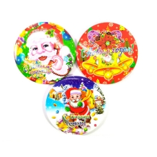 / Магнит "C Новым Годом" D-2 Круглый