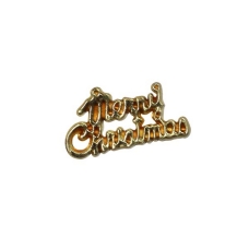/ Новорічна мішура тег Merry Christmas (2,5х1см) 500 шт\уп
