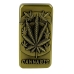 Запальничка бензинова Cannabis 2-111 кремнієвий підпал метал золотистий