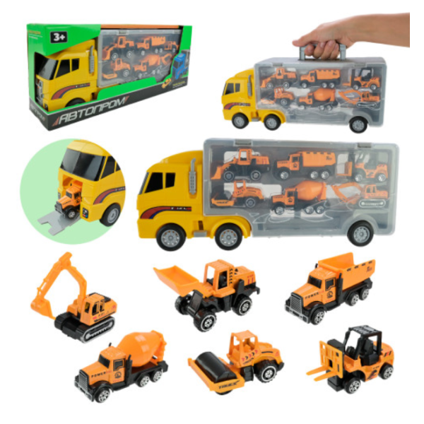 Трейлер із машинками арт. PS006-4 new